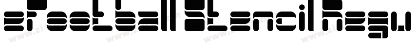 eFootball Stencil Regular字体转换